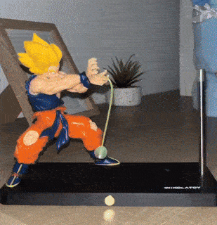 Super Saiyan Magnetic Light Beam Figurine – LED Collectible